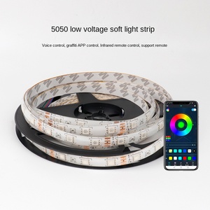 Venta al por mayor 5050 Smart Strip Lights 12V 5M Outdoor Flexible LED Light Strip con clasificación IP65 Cuerpo de PVC para TV y Hotel - Product Image 3