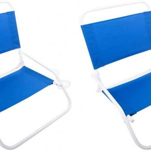 Chaises de plage à profil bas avec sangle de transport - Légères, pliables pour le sable - Product Image 6