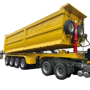 4/5/6 Axle Rear U-Shaped Dump Semi <b>Trailer</b> 40-100 Ton <b>Cargo</b> Tipper Truck Steel Material Available for Sale - Product Image 2