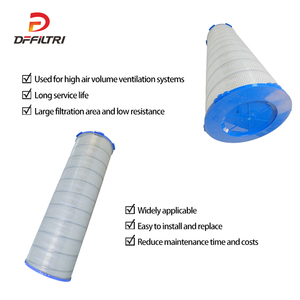 Filtre cylindrique en polypropylène à <span class=keywords><strong>film</strong></span> PTFE pour l'élimination des poussières industrielles en atelier de pulvérisation de poudre - Product Image 4