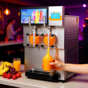 Machine à slush commerciale Vevor 8L, double cuve en acier inoxydable, 1155W, prise EU, pour fêtes, bars et usage domestique - Product Image 2