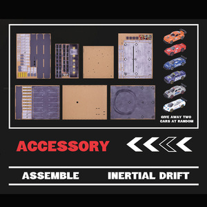 Modello di Parcheggio Multipiano in <span class=keywords><strong>Scala</strong></span> <span class=keywords><strong>1</strong></span>:<span class=keywords><strong>64</strong></span> con Luci, Garage Sopraelevato per Esposizione e Conservazione, Modello in Miniatura - Product Image 4