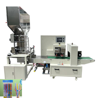 Machine de comptage de pailles en PLA/PHA/PP/papier, personnalisation d'usine, emballage multifonction avec contrôle par servomoteurs
