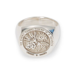 Anillo de moda de lujo ligero para hombre, todo el mundo para diseño Original, sello de tiempo personalizado exclusivo, nicho dominante - Product Image 5