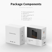 Diffuseur d'arôme intelligent portable de luxe à double buse alimenté par batterie Design métallique sans eau US pour usage domestique