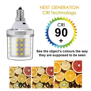 Mini LED Ngô bóng đèn E27 E26 E14 E12 B22 B15 9W 6000K/4000K/3000K thiết bị điện thay thế/50W/Halogen và Halogen phòng đèn chùm - Product Image 3