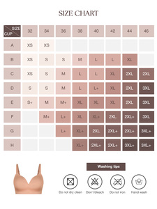 Hexin Deep V supporto Push up Bralettes copertura completa senza ferretto comodo reggiseni di tutti i giorni per le donne - Product Image 6