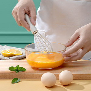 Silicone Spatula Mini Baking Tool 4 Piece Set Food Grade Kitchen Whisk Oil Brush Tongs Dishwasher Safe - Product Image 2