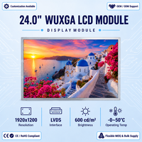 Modulo LCD BOE EV240WUM-N10 da 24 Pollici, 1920x1200 WUXGA LVDS 600nits ADS TFT per Uso Industriale, Medicale e Segnaletica Digitale, Angolo di Visione 89°
