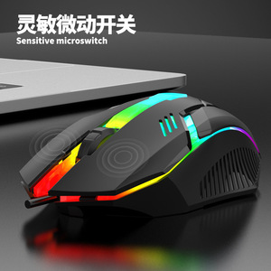 EWEADN Gaming <b>Mouse</b> 7 Buttons RGB Backlit Optical Wired Right Hand Ergonomic For PC Laptop Desktop Office Game - Product Image 3