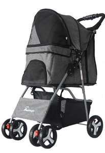 <span class=keywords><strong>Chariot</strong></span> de spectacle pliable de luxe 4 roues, renforcé, universel, <span class=keywords><strong>pour</strong></span> animaux de compagnie, poussette détachable, <span class=keywords><strong>pour</strong></span> voyage <span class=keywords><strong>chien</strong></span>, vente en gros, - Product Image 6