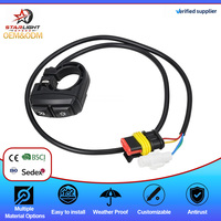 Commutateur combiné de guidon gauche XGS Off Road pour le contrôle des phares de la moto électrique tout-terrain Heybike Villain - Accessoires