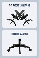 Chaise de bureau exécutive ergonomique pivotante en tissu, moderne et confortable, de haute qualité, à prix de gros, pour le bureau