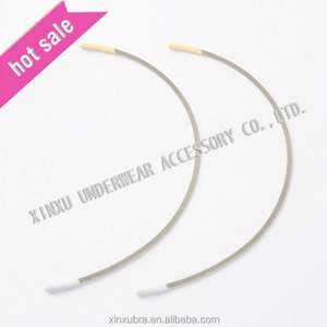 Soutien-gorge à armatures en acier inoxydable argenté personnalisé avec poudre de nylon importée de France pour robe de mariée et accessoires de sous-vêtements - Product Image 6