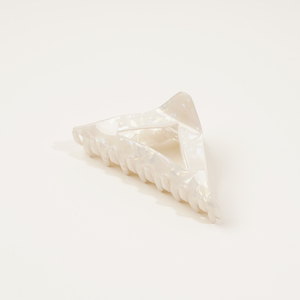 Clip de tiburón de PVC triangular de gran tamaño japonés coreano Premium para horquilla de medio updo para mujer - Product Image 4