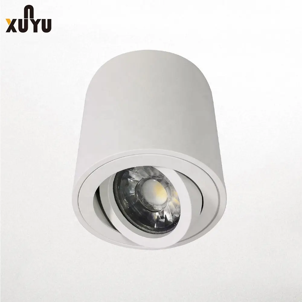 G5.3 GU10 MR16 Cylindrical Surface Mounted Ceiling Light 10W 12W Led Square Circular Cubic Aluminium Lamp housing Downlights