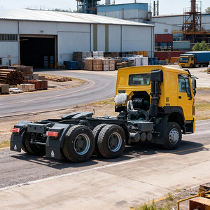 Camion tracteur diesel d'occasion SINOTRUK HOWO 371HP 6x4 Euro 3 avec suspension pneumatique et caméra arrière pour le transport minier - Product Image 5