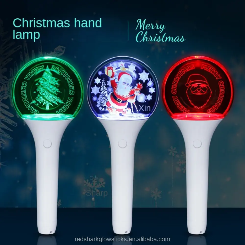 Acrylic Light Stick OEM Kpop LED Glow Stick Flashing and Glowing High Quality Custom Acrylic