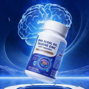 Integratori OEM: Capsule di Olio di Alghe DHA 500mg, Olio di Alghe con Taurina, 120 Compresse/Flacone - Product Image 1