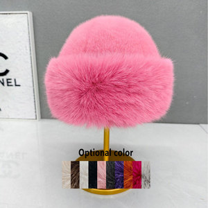 Mũ len mùa đông chất liệu polyester dày dặn, ấm áp, đa năng, chất lượng cao, bán buôn, có sẵn kho, dành cho nữ giới người lớn, sử dụng ngoài trời - Product Image 3