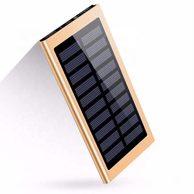20000mAh Portable Solar Power Bank High-Capacity Mobile Phone Charger with Plug Socket Solar Energy Power Station
