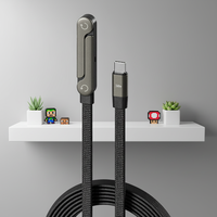 Cable de Carga Rápida TK 2026 de 240W, Gran Venta, 90 °   Diseño en Ángulo 360 °   Soporte Giratorio para Teléfono Compatible con Múltiples Dispositivos