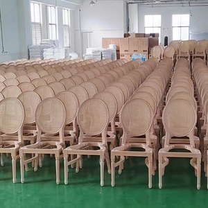 Đương Đại Stackable mây vòng trở lại ghế gỗ sồi với đệm có thể tháo rời cho đám cưới và bên - Product Image 6