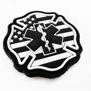 Fully Bespoke Fabrication Factory Direct Molded 3D Soft Rubber Silicone Polyvinyl Chloride <b>Sew</b> <b>On</b> Tag pvc <b>patch</b> - Product Image 1