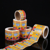 Autocollants personnalisés avec logo, biodégradables, résistants à l'humidité, adaptés au congélateur et aux aliments, étiquettes d'emballage, impression de logo sur autocollants