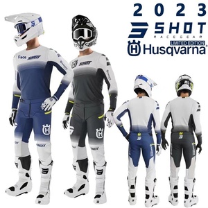 Ensemble de combinaison de moto tout-terrain transfrontalier en stock, équipement de course rapide, combinaison de moto, pour piste, route forestière, respirant - Product Image 3