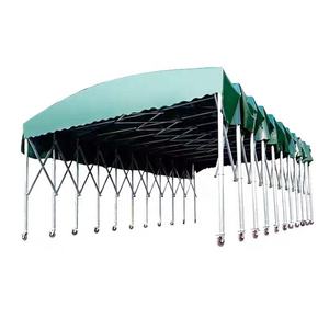 Tente commerciale tout-terrain à pousser et tirer, abri portable pour stands de vente en extérieur et marchés - Product Image 5