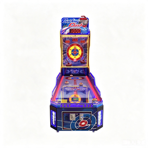 Máquina de Juego Arcade de Canje de Boletos Operada con Monedas, Juego de Lanzamiento de Bolas de Payaso y Curling <span class=keywords><strong>Clash</strong></span> para Centro de Juegos - Product Image 3