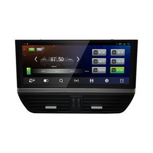 เครื่องเล่นวิดีโอมัลติมีเดียในรถยนต์หน้าจอ 12.3 นิ้ว สำหรับรถยนต์ Porsche Cayenne ปี 2011-2017 พร้อมระบบ GPS วิทยุ สเตอริโอ CARPLAY ความละเอียด 2400*896 ระบบ Android 15 อุปกรณ์ Autoradio - Product Image 1