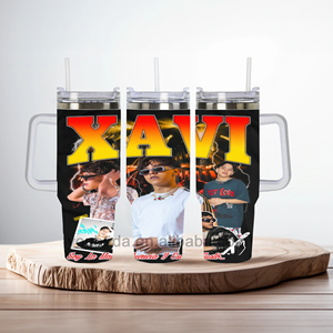 Gobelet Xavi La diabla à sublimation personnalisée de haute qualité 40oz sous vide h2.0 avec poignée - Product Image 3