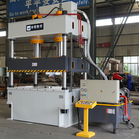 Nadun Grand établi 315T Presse hydraulique à double cylindre Presse avancée à quatre colonnes avec cylindre d'éjection de bas en haut