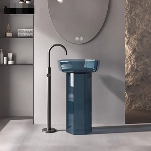 Thiết kế hiện đại pha lê rõ ràng nhựa bồn tắm miễn phí-đứng trong suốt Acrylic đá bồn tắm hình bầu dục lưu vực freestanding hình bầu dục bồn tắm - Product Image 1