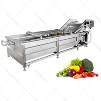 Lonkia Industriële Bubbel Tomaat Waslijn Droogmachine Maïs Fruit Wasmachine Groente Ui Wasmachine Reinigingsmachine