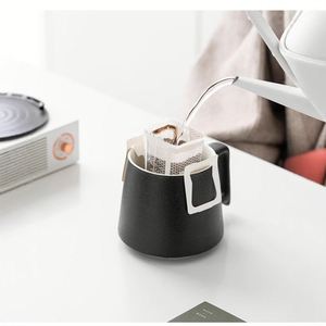 Nouvelle tasse à café en céramique noire écologique 3A, logo personnalisé, faite à la main, 350 ml, pour cadeaux de bienvenue, vaisselle - Product Image 3