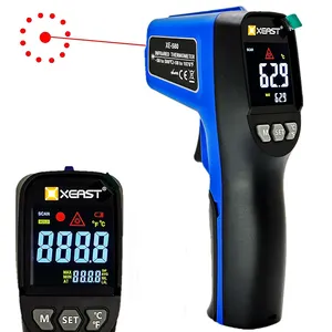 Chuyên nghiệp không tiếp xúc nhiệt kế hồng ngoại-50 ~ 580 Temp. Range (IR) LCD ánh sáng laser nhằm Nhiệt kế kỹ thuật số XE-580