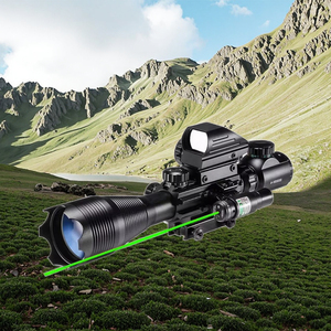 KM 스포팅 스코프 4-16x50EG 전술 듀얼 조명 홀로그램 레티클 레드/그린 도트 방수 멀티 코팅 렌즈 전술 - Product Image 2