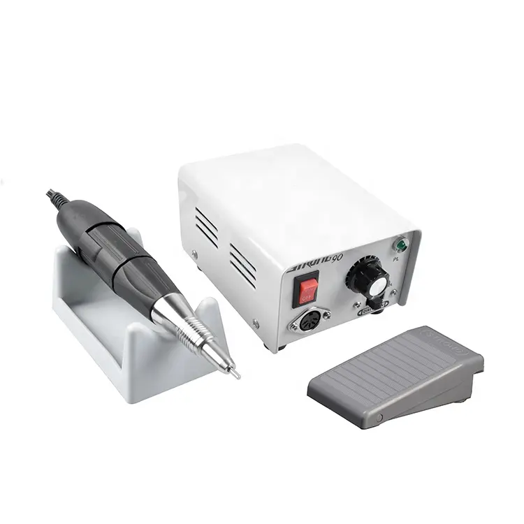 Prato de polimento dentário, 65w 35000rpm laboratório dental micro motor laboratório tampa polidor