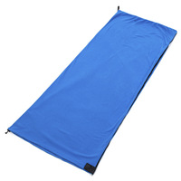 Fleece slaapzak in envelopstijl, aanpasbaar, voor volwassenen, vuilafstotend, warm, ultralicht, draagbaar, voor binnen/buiten gebruik, nap, polyester