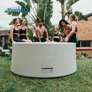 YumuQ Extra Large Gonflable Pliant Portable PVC Glace Baignoire <span class=keywords><strong>Piscine</strong></span> Plunge Froid 6 Personnes Pour La Récupération Sportive - Product Image 3