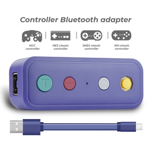 Convertidor de adaptador inalámbrico con cable USB apto para Nintendo Switch para <span class=keywords><strong>Game</strong></span> <span class=keywords><strong>Cube</strong></span>/Classic Edition para <span class=keywords><strong>Wii</strong></span> Classic - Product Image 2