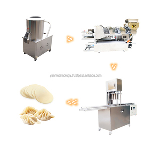 เครื่องห่อแป้งเครื่องทำแผ่นเกี๊ยวอัตโนมัติสายการผลิตเชิงพาณิชย์ - Product Image 1