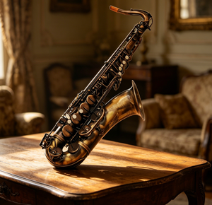 Saxophone ténor Bb en <span class=keywords><strong>cuivre</strong></span> antique, matériau en laiton, saxophone professionnel de haute qualité - Product Image 2