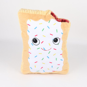 Coussin décoratif en forme de biscuit, jouet en peluche doux, poupée en peluche mignonne, cadeau créatif pour enfants, coussin de décoration pour la maison - Product Image 5