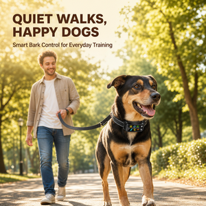 <span class=keywords><strong>Collier</strong></span> <span class=keywords><strong>anti</strong></span>-<span class=keywords><strong>aboiement</strong></span> pour chien rechargeable personnalisé, avec vibration et sensibilité réglable, pour chiens de petite/moyenne/grande taille - Product Image 3