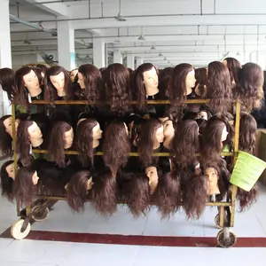 Terlaris Alat Kepala Latihan 100% Kepala Boneka Latihan Rambut Manusia untuk Penata Rambut Di Salon Rambut Sekolah Cantik