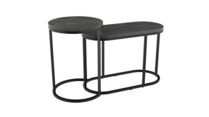 Juego de 2 Mesas de Centro Modernas y Duraderas Estilo Farmhouse, Fáciles de Ensamblar, Muebles de Sala de Estar, Mesa de Centro Económica de Madera para Sala de Estar - Product Image 2